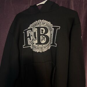 Black FBI Hoodie